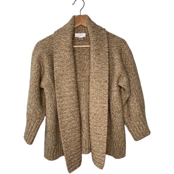 Ann Taylor LOFT M Merino Wool Blend Knit Cardigan Sweater - Picture 3 of 6
